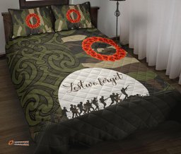 ANZAC Maori Quilt Bed Set Camo Lest For Get