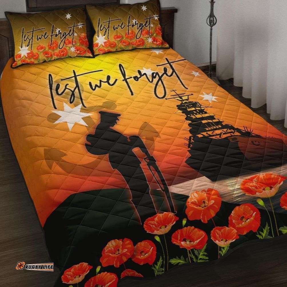 ANZAC Quilt Bed Set Australian Navy ANZAC