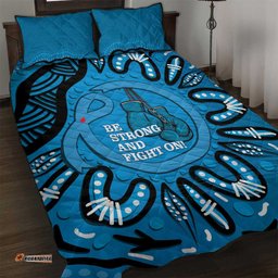 Australia DiaBedes Awareness Month Quilt Bed Set Be Strong And Fight On Aboriginal Art