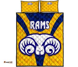Adelaide Quilt Bed Set Rams Merino Original Yellow