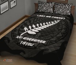 ANZAC Tattoo New Zealand, Lest We Forget Quilt Bed Set
