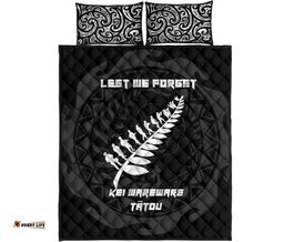 ANZAC Tattoo New Zealand, Lest We Forget Quilt Bed Set
