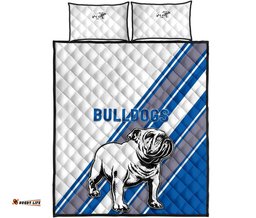 canterbury bankstown bulldogs quilt bed set simple style