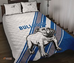 canterbury bankstown bulldogs quilt bed set simple style