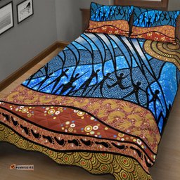 Aboriginal NAIDOC Indigenous People Quilt Bed Set