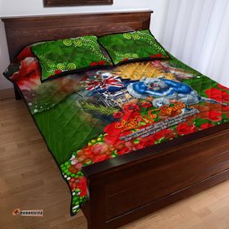 personalised australia rugby raiders anzac quilt bed set canberra scratch style dt02