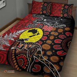 Aotearoa and Australia Toitu Te Tiriti Quilt Bed Set Honour the Treaty Te Tiriti Is Us