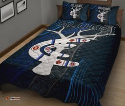 carlton quilt bed set blues free style indigenous