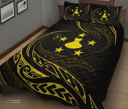 Austral Islands Quilt Bed Set Yellow Frida Style
