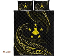 Austral Islands Quilt Bed Set Yellow Frida Style