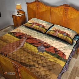Australia Personalised Quilt Bed Set Uluru Scenery