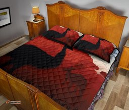Quilt Bed Set Australian Nature with Emu and Kangaroo