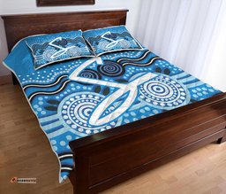 Adelaide Strikers Quilt Bed Set Aboriginal Style Of Dot
