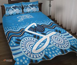 Adelaide Strikers Quilt Bed Set Aboriginal Style Of Dot