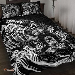Australia Aboriginal Quilt Bed Set, Torres Strait Islands in Wave