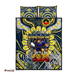 naidoc week 2024 cowboys quilt bed set mascot rugby dt02