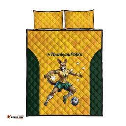 Polkinghorne Australia Matildas Quilt Bed Set 2024 Thank You Polks