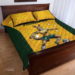 Polkinghorne Australia Matildas Quilt Bed Set 2024 Thank You Polks