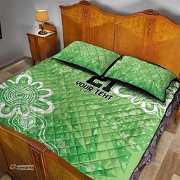 Australian Stars Cricket Custom Quilt Bed Set Minimalism Aboriginal