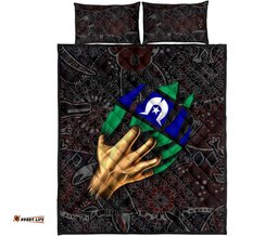 Aboriginal Quilt Bed Set Torres Strait Blood In Me