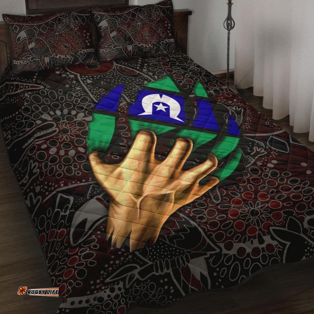 Aboriginal Quilt Bed Set Torres Strait Blood In Me