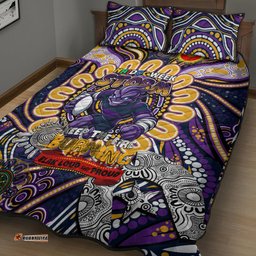 naidoc week 2024 storm quilt bed set mascot rugby dt02