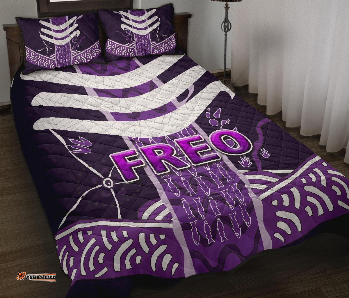 Fremantle Quilt Bed Set Dockers Simple Indigenous Freo