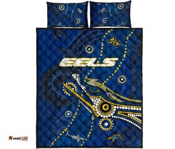 Eels Indigenous Quilt Bed Set Parramatta