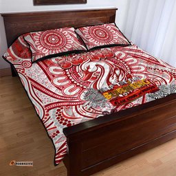 sydney swans naidoc week 2024 quilt bed set mascot football dt02