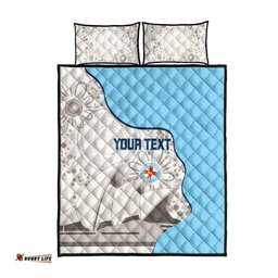 Custom New South Wales Cricket Quilt Bed Set Go NSW Aboriginal Art