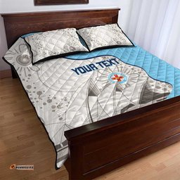 Custom New South Wales Cricket Quilt Bed Set Go NSW Aboriginal Art