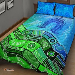 Aboriginal Torres Strait Islands Quilt Bed Set Towards The Light