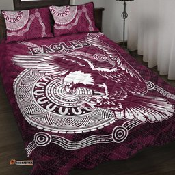 Sea Eagles Rugby Quilt Bed Set Custom Super Eagles Quilt Bed Set