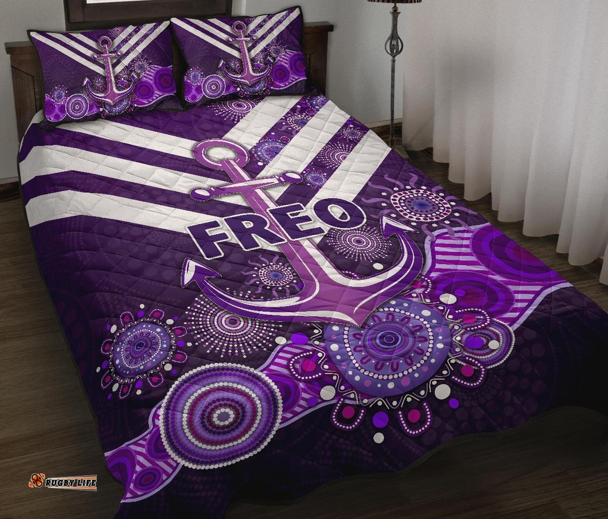 Fremantle Quilt Bed Set Dockers Indigenous Freo
