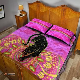 Custom Personalised Penrith Panthers ANZAC Quilt Bed Set Indigenous Vibes Pink