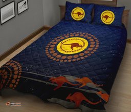 Quilt Bed Set Kangaroo On The