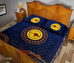 Quilt Bed Set Kangaroo On The