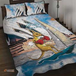 Australia Sailing Quilt Bed Set Life Is Bedter On A Boat