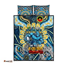 naidoc week 2024 titans quilt bed set mascot rugby dt02