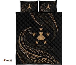 Austral Islands Quilt Bed Set Gold Frida Style