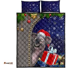Christmas Quilt Bed Set Fun Koala Christmas