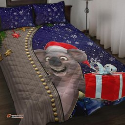Christmas Quilt Bed Set Fun Koala Christmas