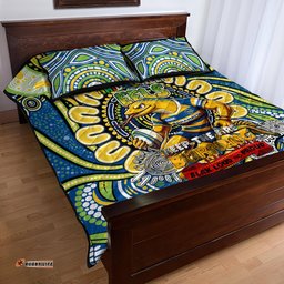 naidoc week 2024 eels quilt bed set mascot rugby dt02
