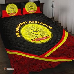 Quilt Bed Sets Aboriginal Flag And Animals Pattern