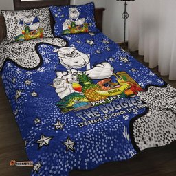 Canterbury-Bankstown Bulldogs Custom Quilt Bed Set - Australian Big Things Quilt Bed Set