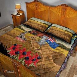 26 January One Proud Aussie Quilt Bed Set Kangaroo and Koala Happy Australia Day