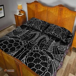 Australia Torres Strait Islands Inspired Quilt Bed Set White - Torres and Turtle