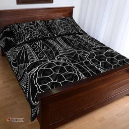 Australia Torres Strait Islands Inspired Quilt Bed Set White - Torres and Turtle