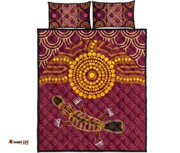 Aboriginal Quilt Bed Set Aboriginal Platypus