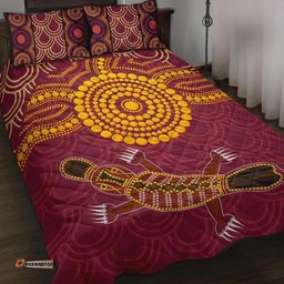 Aboriginal Quilt Bed Set Aboriginal Platypus